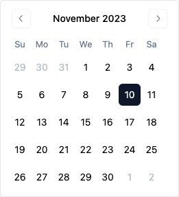 CalendarComponent